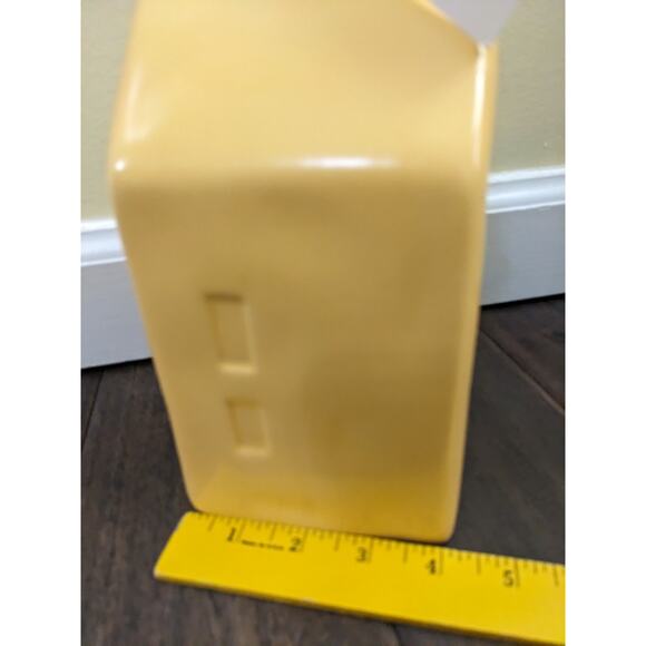 New Rae Dunn "Tweet" Yellow Birdhouse Artisan Collection Magenta House Shaped - Picture 3 of 4